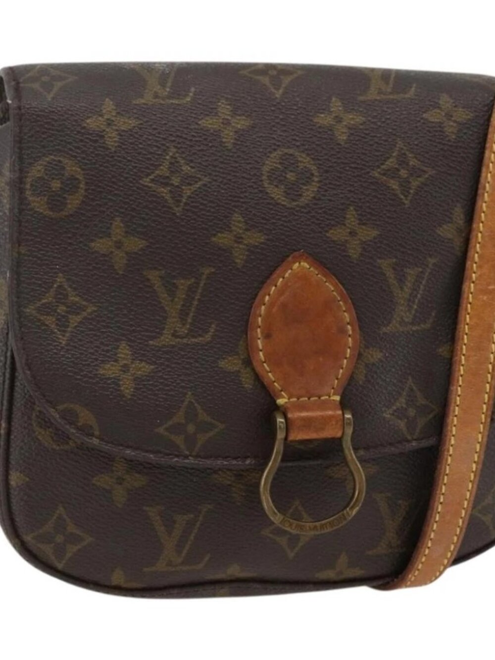 LOUIS VUITTON Monogram Saint Cloud MM Shoulder Bag M51243 LV